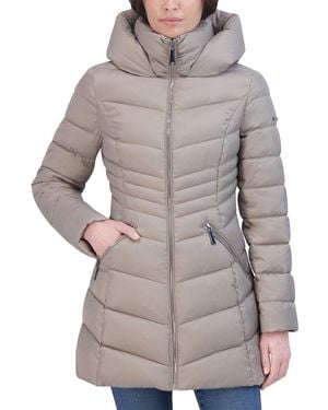 Laundry by Shelli Segal Medium Down Jacket - Grey