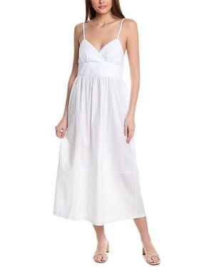 Alpha Studio Midi Dress - White