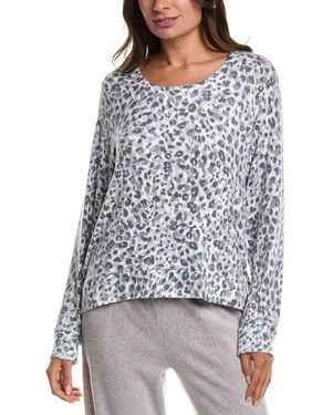 Donna Karan Sleepwear Lounge Top - Grey