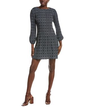 Maje Accordion Pleated Mini Dress - Black