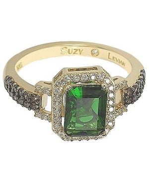 Suzy Levian CZ Jewelry Suzy Levian Silver Cz Ring - Green
