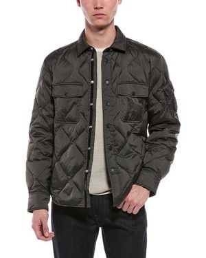 Rag & Bone Padded Dane Shirt Jacket - Gray