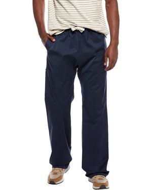 Palm Angels Wool-Blend Woven Pant - Blue