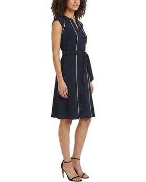 Maggy London A-Line Dress - Blue