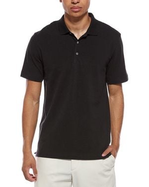 Theory Button Polo Shirt - Black