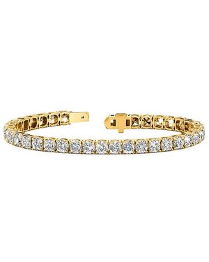 Lab Grown Diamonds 14K 19.08 Ct. Tw. Lab-Grown Diamond Tennis Bracelet - Metallic