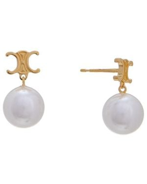 Celine Les Perles Earrings - Metallic