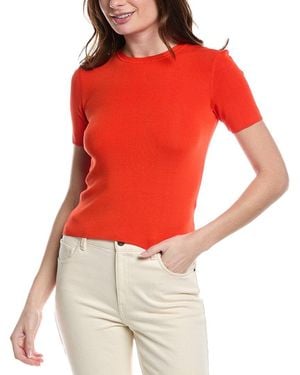 Solid & Striped Top - Red
