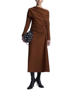 A.L.C. Piper Wool-Blend Dress - Brown