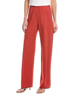 Vince High Waist Bias Pant - Red