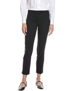 Eleventy Slim Fit Wool-Blend Pant - Black