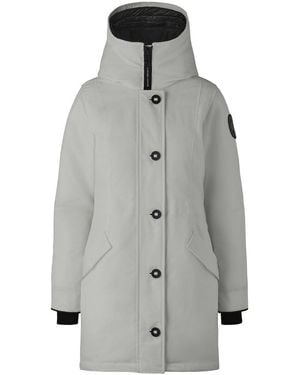 Canada Goose Rossclair Parka Black Label Slim Fit Parka - Gray