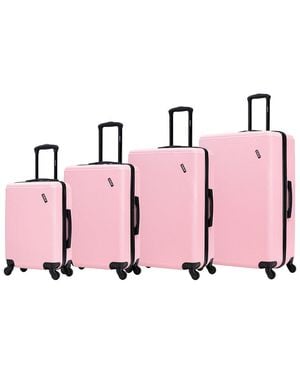 DUKAP Discovery Lightweight Hardside 4pc Set - Pink