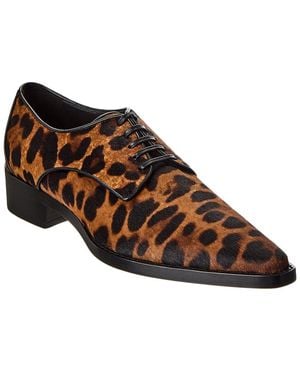 Dolce & Gabbana Haircalf & Leather Loafer - Brown