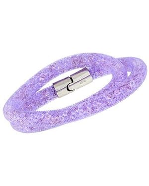 Swarovski Stardust Mauve Double Bracelet 5120044 - Purple