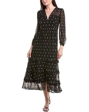 Saltwater Luxe Dot Maxi Dress - Black