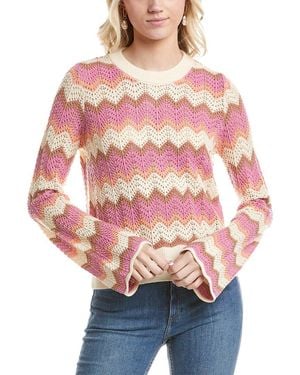 Design History Flare Sleeve Jumper - Red