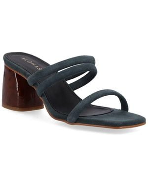 Alohas Indiana Leather Sandal - Black