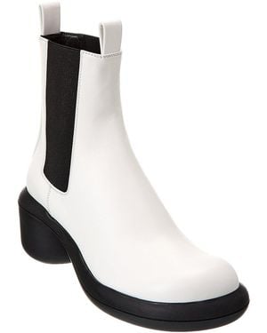 Jil Sander Leather Bootie - Black