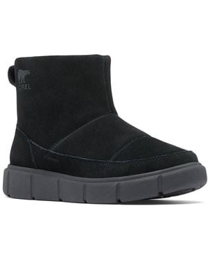 Sorel Explorer Iii Joan Waterproof Suede Boot - Black