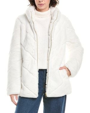 Via Spiga Grooved Jacket - White
