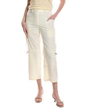 Theory Utility Crop Trouser - Natural