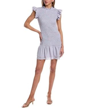 French Connection Smocked Mini Dress - Blue