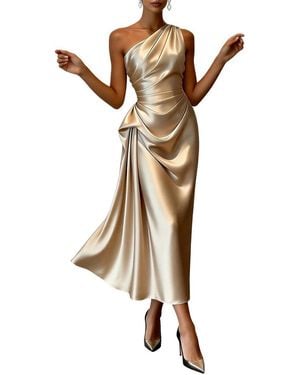 Esea Midi Dress - Metallic