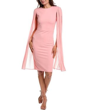 Bebe Long Sleeve Mini Dress - Pink