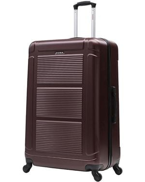 InUSA Pilot Lightweight Hardside Spinner Suitcase - Brown