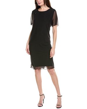 Bebe Powermesh T-Shirt Dress - Black