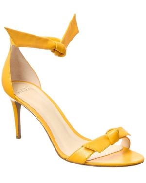 Alexandre Birman Clarita 75 Leather Sandal - Metallic