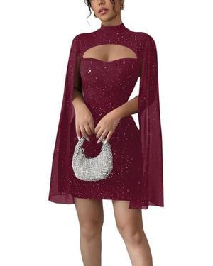 BELLA DESERT Mini Dress - Red