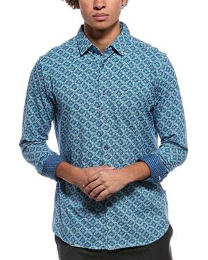 Robert Graham Baylor Knit Shirt - Blue