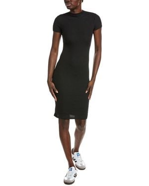 Marion Bodycon Cap Sleeve Mini Dress - Black