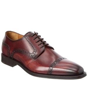 Antonio Maurizi Cap Toe Leather Oxford - Brown