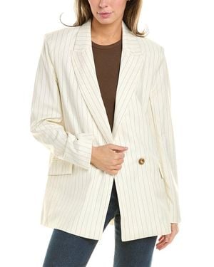 Line & Dot Jacket - White