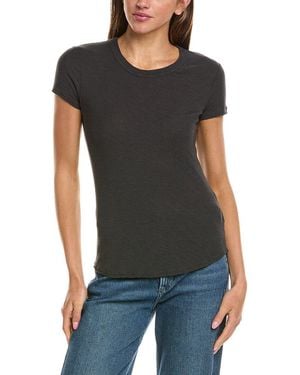 James Perse Sheer Top - Black
