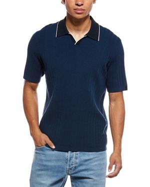 Rag & Bone Sanford Polo Shirt - Blue
