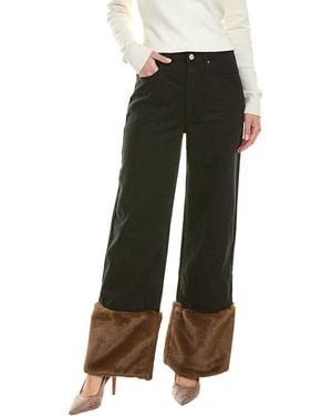 WeWoreWhat Straight Leg Jean - Black