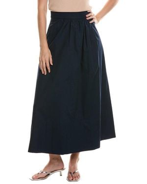 Vince Camuto Long Full Skirt - Blue