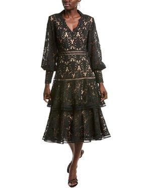 SHO by Tadashi Shoji Tadashi Shoji Midi Dress - Black
