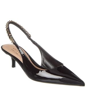 Gucci Signoria Patent Slingback Pump - Metallic