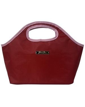 Jenni Chan Wide Top Lunch Tote - Red