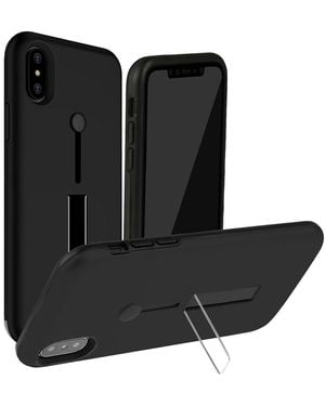 Fresh Fab Finds Finger Strap Phone Case For Iphone X - Black
