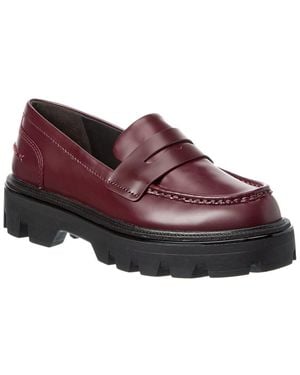 Rag & Bone Quinn Leather Loafer - Red