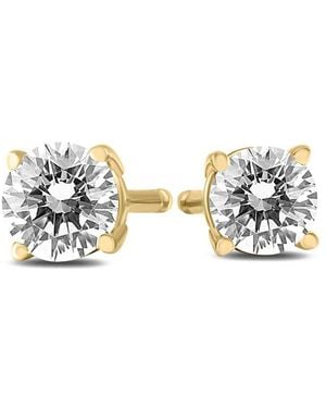 True Diamond 14k 0.23 Ct. Tw. Diamond Studs - Metallic