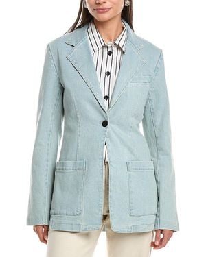 Proenza Schouler Freya Denim Blazer - Blue