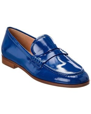Gianvito Rossi Patent Loafer - Blue