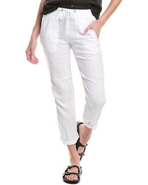 James Perse Linen Utility Pant - White